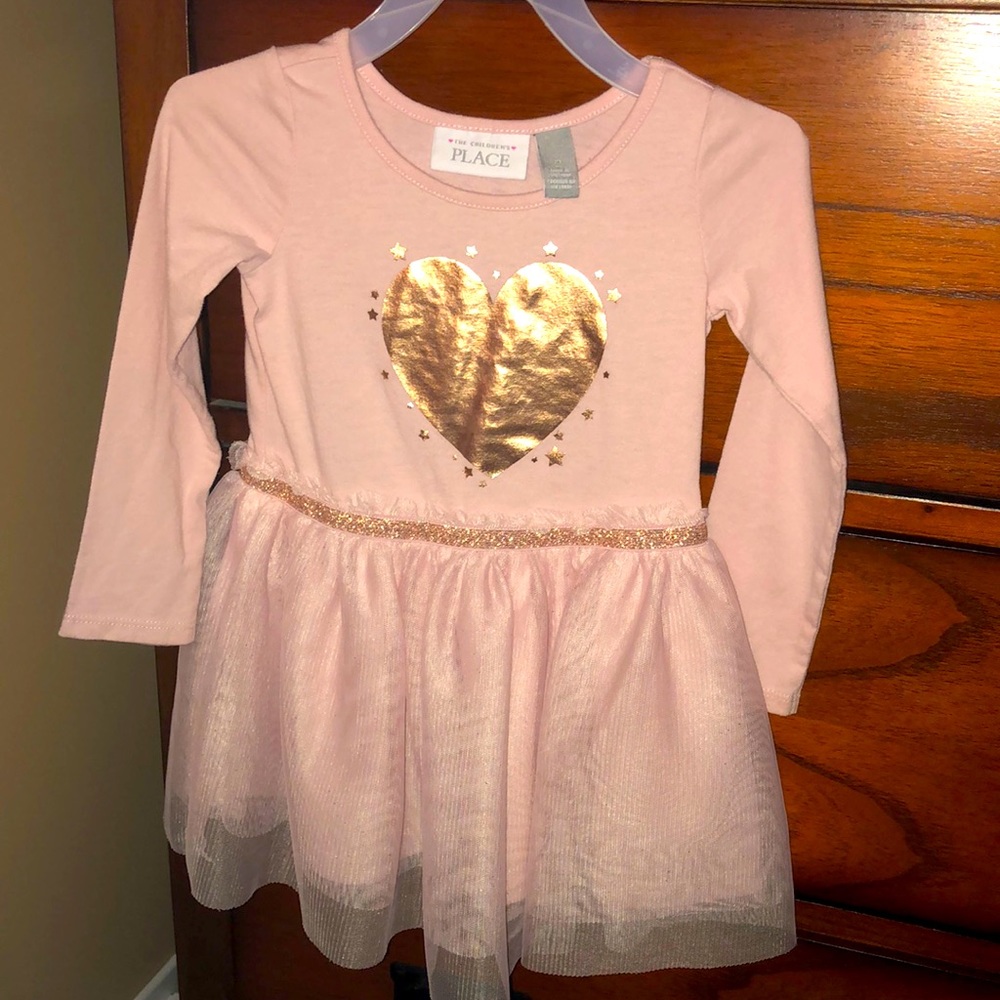 Pink heart dress